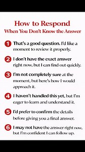 You don’t need all answers — just the right response. | Learning Treasure