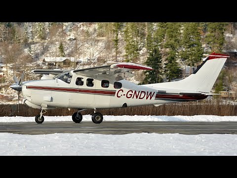 Cessna 210 Pressurized Centurion Landing