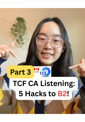Still missing Q30-39? Listen again before reading the transcript! Here’s how to win Q30-39! #tcfcanada #tcf #tcfexamtips #studytok #frenchexam