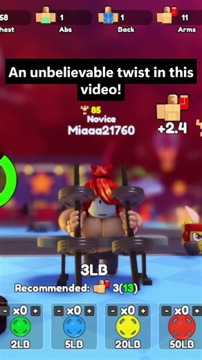 I Tried Bodybuilding in Roblox... And You Won’t Believe What Happened!#shorts #roblox