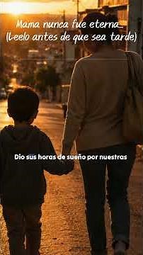 Mamá nunca fue eterna... (Léelo antes de que sea tarde) | #ecosdelalma #poema #amor