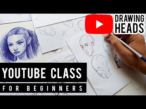 How to Draw Heads for Beginners - YouTube Class