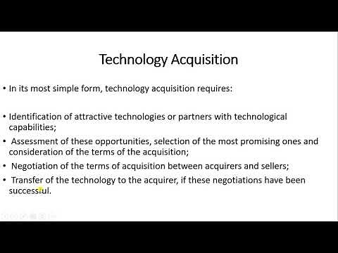 Technology Acquisition