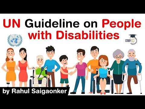 UN Guidelines on People with Disabilities - 10 principles by UN for access to social justice for PwD