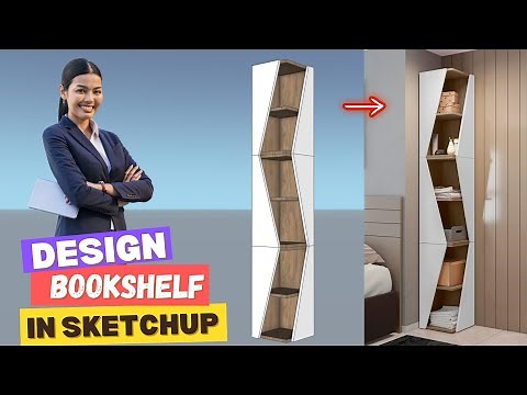 SketchUp Pros SECRET to Designing Bookshelves FAST!