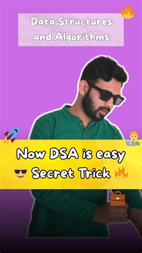 Vibe Code Mentor on Instagram: "Start DSA practice today,2026 is the year of opportunities. Turn your logic into visuals. 🔥 Grab a tech job 💯 #dsa #javascript #python #programmer #java #yfp #bcs #btech #cse [dsa dsahacks dsatricks tech algorithm ]"