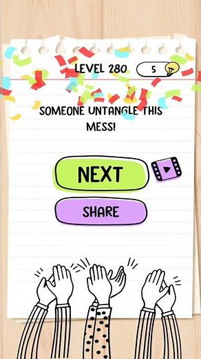 Brain Test tricky puzzles Level 280 [pick the correct colors at the screens] Solution Walkthrough