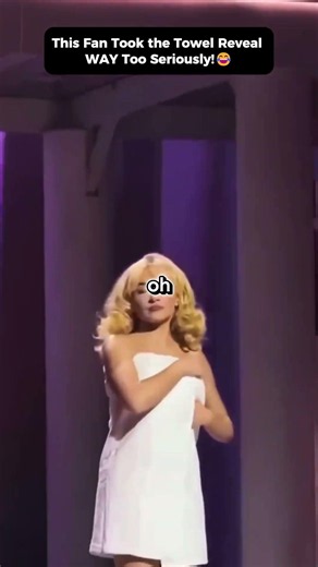 😂 This Fan Took Sabrina's Towel Reveal WAY Too Seriously! || #sabrina #funny @timelessspectrum2