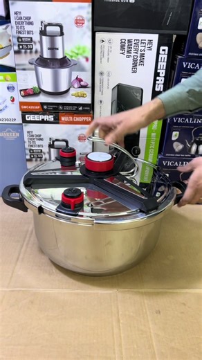 🍲 Elevate your cooking game with the ultimate kitchen powerhouse. This 20L Stainless Steel Pressure Cooker isn’t just a pot—it’s a high-performance solution for large families and busy kitchens. Designed for those who prioritize safety, speed, and massive capacity, it makes cooking tough meats and large meals faster than ever. Benefits 👌 ✅ Easy Lock & Unlock: Features a smart toggle button for effortless one-hand operation—no more struggling with heavy lids. ✅ Massive 20L Capacity: The perfect