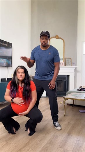 just a 38 weeks pregnant basketball trying to dribble this baby out 🤰🏻🏀 | Myley J