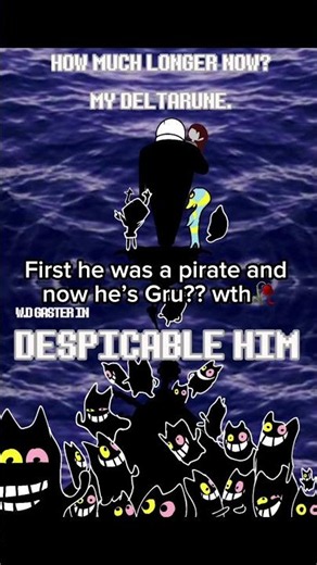 Gaster Gru #deltarune #undertale #gaming