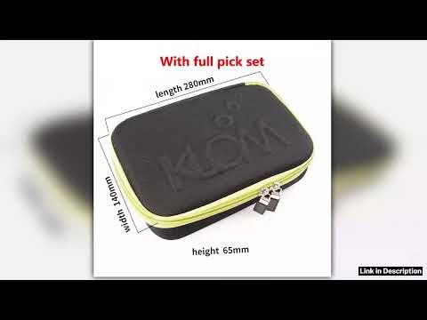 For KLOM Locksmith Tools Rechargable Cordless Electric electronic Lock Gun Drill Lock Tool Kit