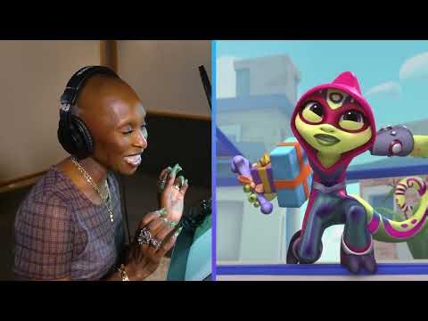 Cynthia Erivo Voices The Slink | Featurette | RoboGobo | ‪@disneyjr‬
