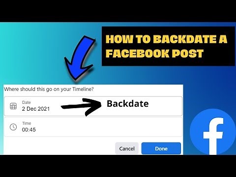 How to post on Facebook page in backdate | How to change the date into past on the Facebook post