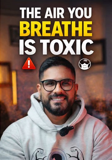 The air you breathe might be silently damaging your lungs. Check your AQI #AirPollution #AQI #CleanAir #HealthAwareness #ProtectYourLungs