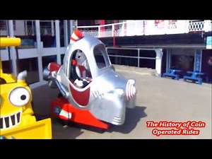 2000s Jolly Roger Coin Operated Car Kiddie Ride - The Cat In The Hat