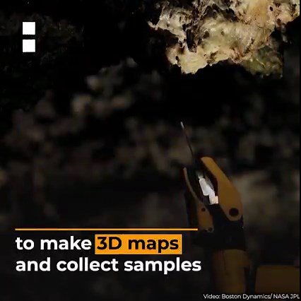 98K views · 746 reactions | Boston Dynamics' dog-like robot, Spot, has been given artificial intelligence to prepare it for possible future Mars missions, autonomously exploring caves  | Al Jazeera English | Facebook