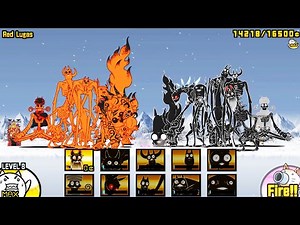 Red Luga vs Black Lugas, Random Eggs, True Summoner and Awakened Legeluga - Battle Cats Ultimate