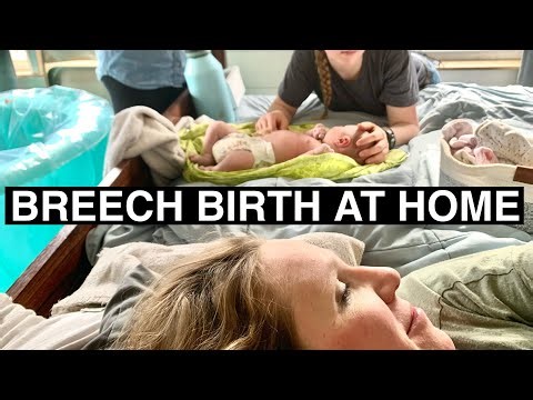 surprise BREECH HOMEBIRTH // Baby #10 birth story