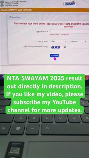 NTA SWAYAM 2025 Result Out | Download Scorecard Now | UG, PG, Certificate Exam