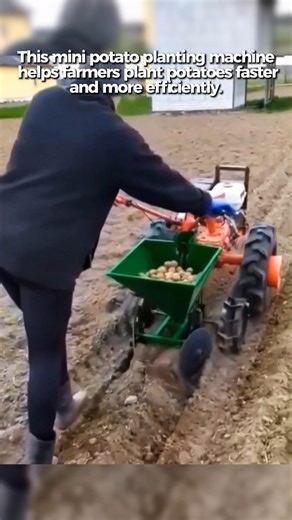 Mini Potato Planting Machine | Modern Farming Technology
