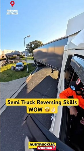 How to back up truck with trailer. Backing trailer into tight spot. Truck life in Australia.