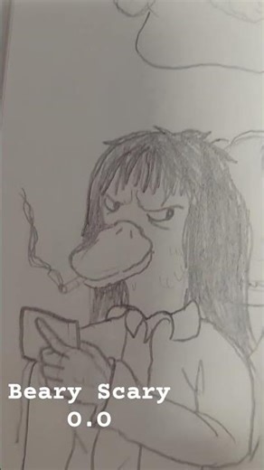 When a bear hug means certain death #drawing #artist #beneaththetrees #horror #fanart