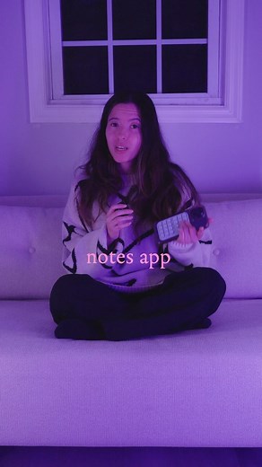 Nicole on Instagram: "What do you keep in your notes app? Seriously though my notes app is my adult diary. It knows my dreams, my life questions, and my deepest insecurities, so best believe it’s under 3 different types of passwords 🔒🥰 . . . #storytelling #girlhood #diary #notesapp #girlsnotesapp"