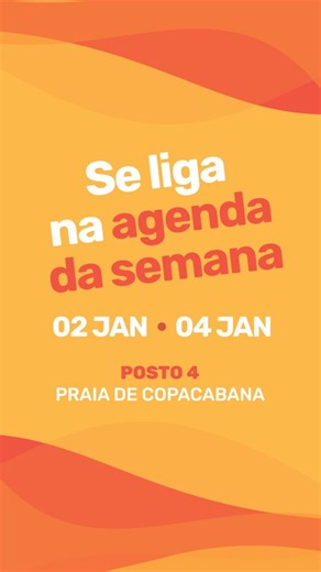 Secretaria de Turismo do RJ on Instagram: "Vamos de programação musical do #tônoRio? 🎶☀️ Prepare-se para um fim de semana com atrações musicais imperdíveis, em uma experiência única pé na areia, na praia mais famosa do mundo. 📍 Posto 4 | Copacabana 🎟️ Entrada gratuita Chame a família e os amigos, capriche no protetor solar e venha celebrar o melhor do turismo fluminense em um cenário que é a cara do Rio. #seturrj #turisrio #tônorio #copacabana"