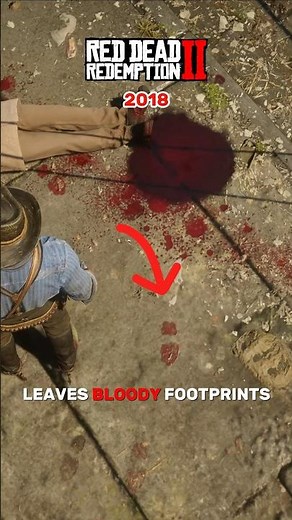 Who does it better? Blood trails in AC Shadows vs RDR2 #gaming #rdr2 #acshadows #shorts