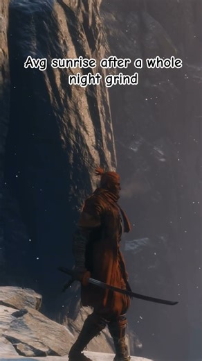 leveling up is important #gamer #4k #sekiro #grind #sunrise #survival #soulslike #goty #suffering