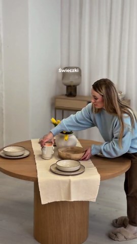 Round Extendable Oak Table – Extendable Dining Table, Wooden Table for the Living Room, Modern Extendable Tables for the Dining Room - Etsy