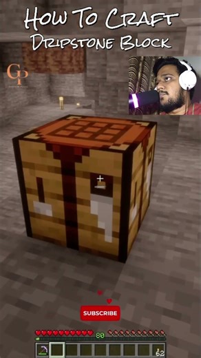 How To Craft Dripstone Block #shorts