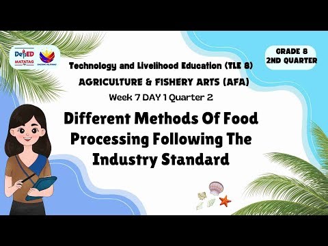 Different Methods of Food Processing Following the Industry Standard WK 7 DAY 1