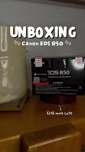 Llevo 6 meses usándola y ha sido la mejor inversión de mi vida✨ #canoncamera #canonr50 #photography #unboxing #mexico