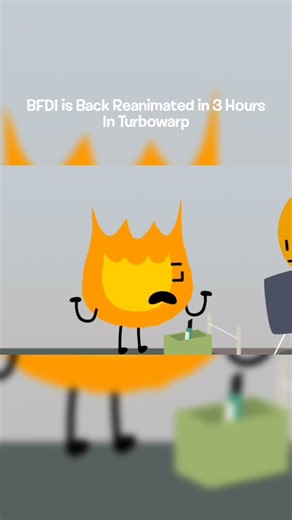 BFDI Is Back Reanimated in 3h #bfdi #fireanimation #bfdiisback