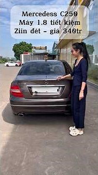 Mercedes C250 manufactured in 2013, 1.8 engine, economical / price 340 million / contact 097.1102...