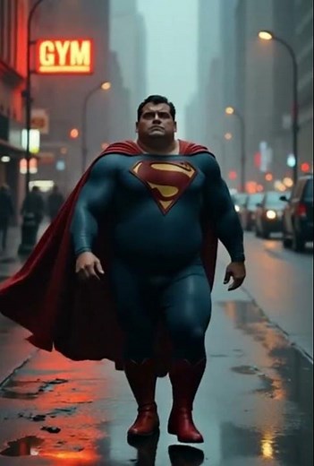 Fat Superman Starts Working Out! Unbelievable 30-Day Transformation