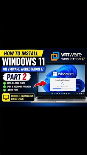 How to Install Windows 11 on VMware (Part 2) #shorts #shortvideo #technology #vmware