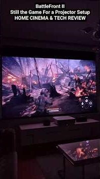Battle Front II Coul Be One of The Best Games for Projector Setup #shorts #gamer #shortvideo #tv