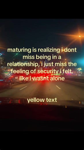 Maturing and the Search for Security