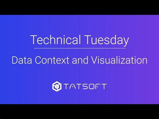 Technical Tuesday | Data Context and Visualization | Tatsoft
