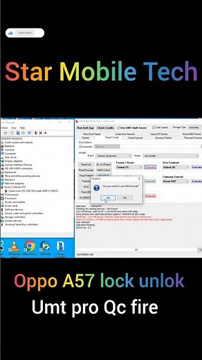Oppo A57 Cph 1701 Pattern Unlock || Umt Pro One click || Opp A57 Frp Bypass Unlock Star Mobile Tech