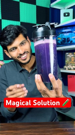 Colour Changing Magical Solution 🧪 #shorts