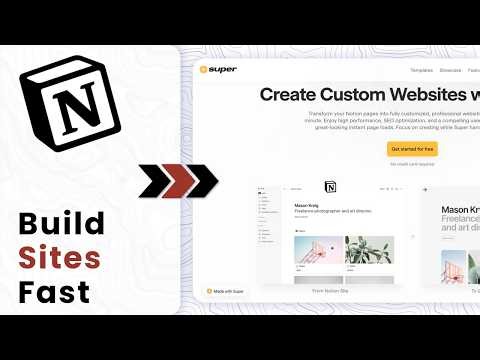 How to Make a Website With Notion Sites (2026 Sites Builder)