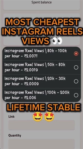 Get REAL Instagram Reels Views 👀 | Fast, Affordable & Trusted SMM Panel|bulksmmexporter.in #shorts