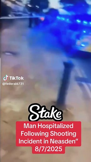 #Neasden #ShootingIncident #LondonNews #BreakingNews #TanfieldAvenue #StaySafe #PoliceUpdate #LondonAmbulance. man has been taken to hospital after a shooting in Neasden. Police were called to Tanfield Avenue yesterday (July 7) at 9pm to reports of gunshots fired. Medics also rushed to the scene and treated the man before taking him to hospital. His condition is unknown at this time, but we have contacted the Metropolitan Police for more information. The road is closed near the junction of Randa