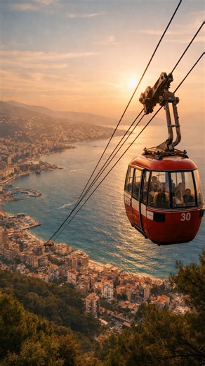 Karim & khouloud | Travel Couple on Instagram‎: "If you’re planning to visit Lebanon, don’t miss the Jounieh Téléphérique. In just a few minutes, it lifts you from the coastline up toward Harissa, revealing stunning views of Jounieh Bay, the mountains, and the Mediterranean stretching endlessly below. It’s calm, scenic, and incredibly beautiful. At the top, the panorama becomes even more impressive, making you stop and truly appreciate Lebanon’s natural beauty. A simple ride, but an unforgettabl