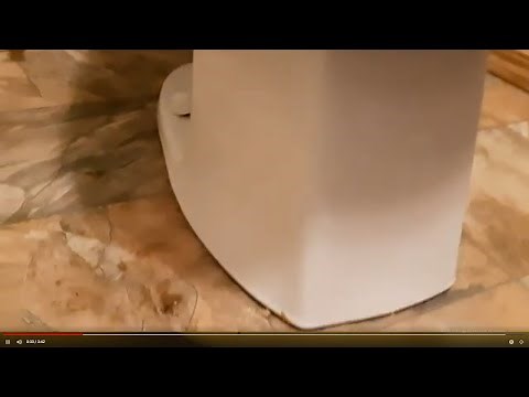 How to fix a broken toilet flange on a concrete floor.