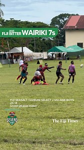#FijiTimesSports | Day one of the Fiji Bitter Wairiki 7s is underway at the Wairiki Parish Grounds in Taveuni this morning. Vereimi Wara and Sophie Ralulu will bring you the latest from the second stop of the Fiji Bitter 7s Series over the next three days. Pool match results as at 10.21am today: Under-21 competition: Aloha Taveuni 10-0 Vuda Blues Somosomo Sharks 0-45 Axellerate Aflame Brothers Fiji Seasalt Taveuni Select 1 24-14 Village Boys Naselesele Blues 0-17 Aqua Pro Savuiqali 🎥SOPHIE RALU